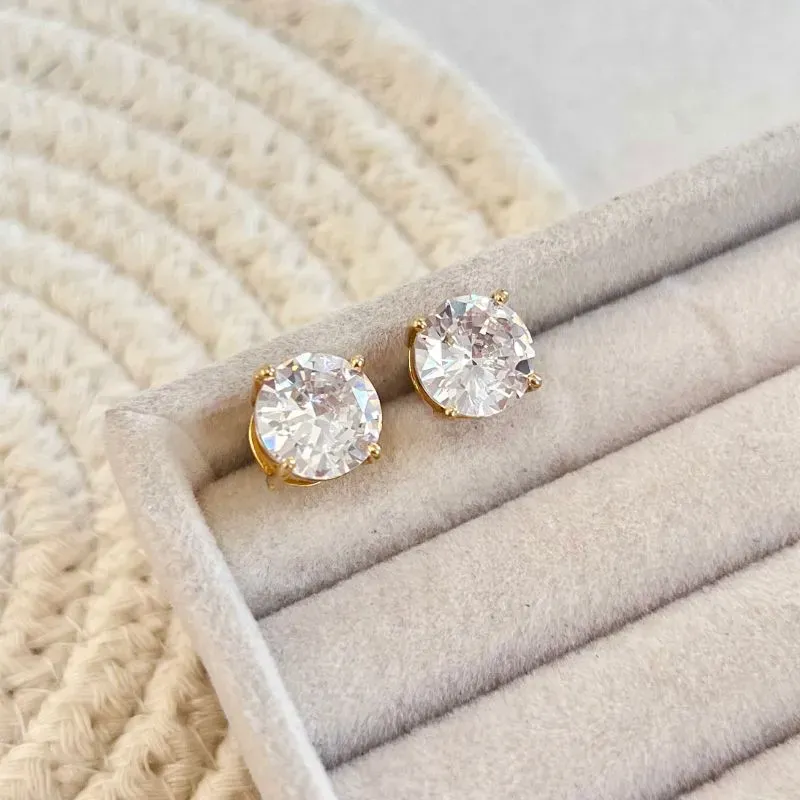 BRINCO PONTO DE LUZ PEDRA ALTA 10MM