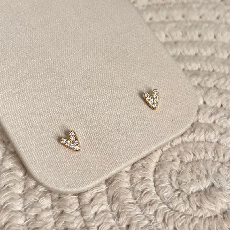 BRINCO MINI CORAÇÃO CRAVEJADO