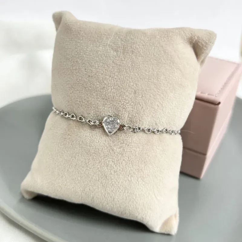 PULSEIRA INFANTIL CORAÇÃO DE ZIRCONIA