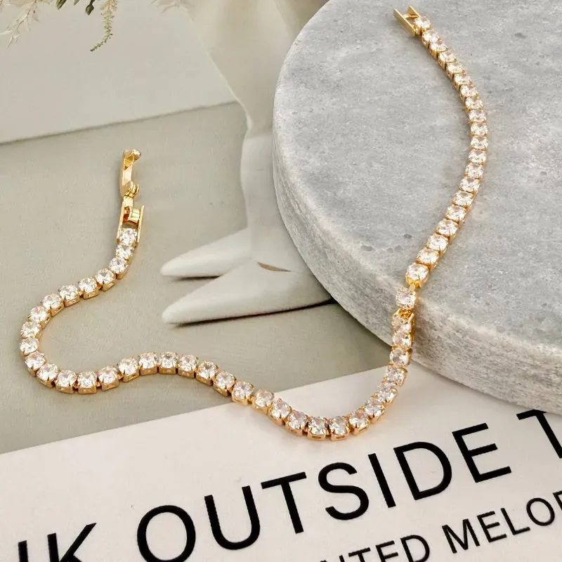 PULSEIRA RIVIERA 2,5MM COM FECHO RELÓGIO