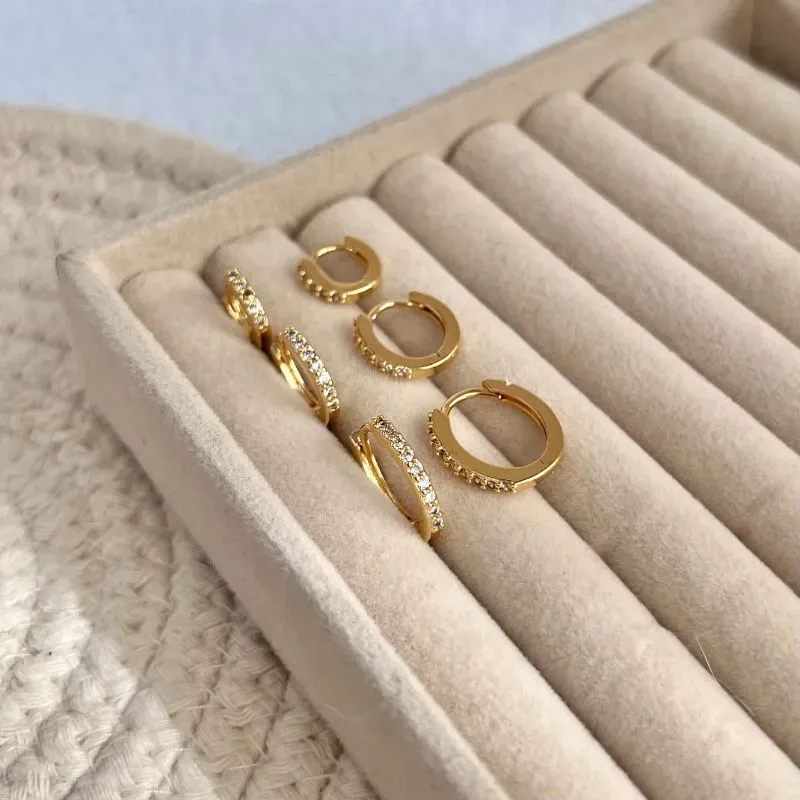 TRIO DE ARGOLA OVAL CRISTAL- BRX176