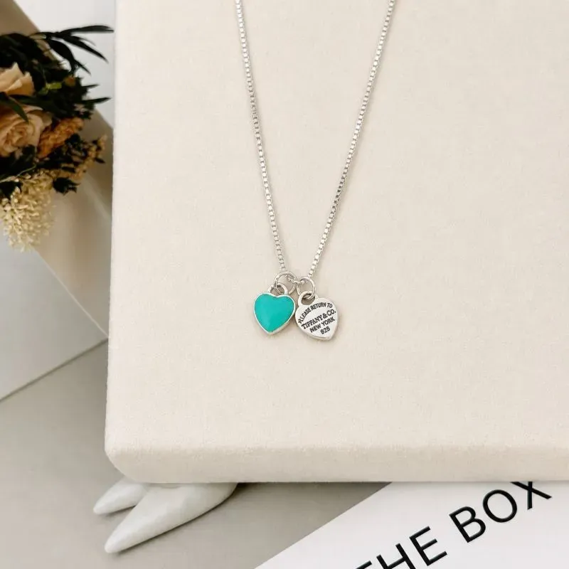COLAR PRATA925 INSPIRAÇÃO TIFFANY - AZUL TIFFANY 45CM