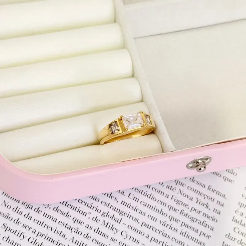 ANEL MASCULINO COM PEDRAS CRISTAL