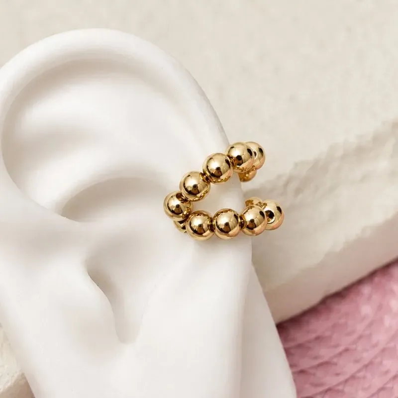 PIERCING FAKE DUPLO DE BOLINHAS
