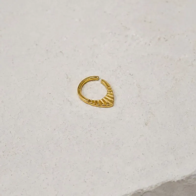 PIERCING FURO TORÇÃO COM DETALHES - NARIZ