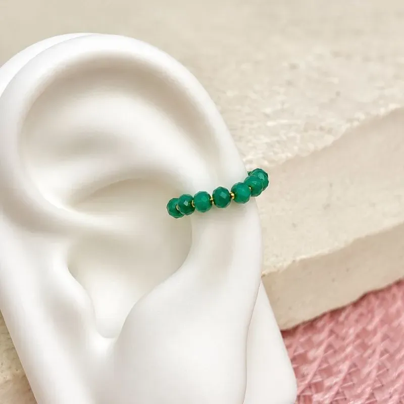 PIERCING CRISTAL VERDE