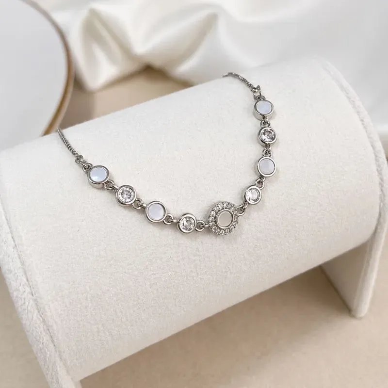 PULSEIRA AJUSTÁVEL TIFANNY E MADRE PÉROLA