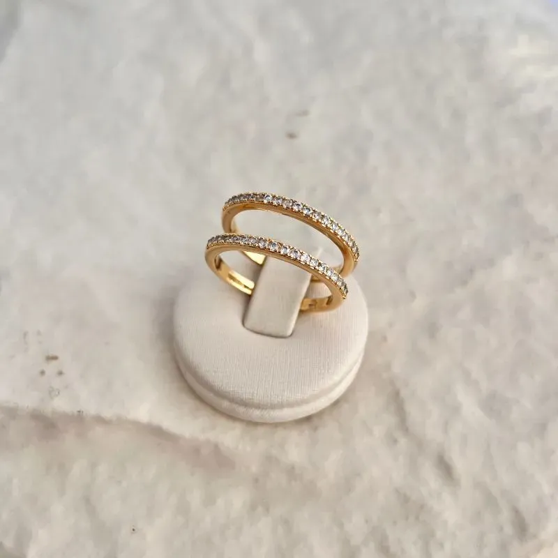 ANEL PAR DE APARADOR 2MM MICRO ZIRCONIAS