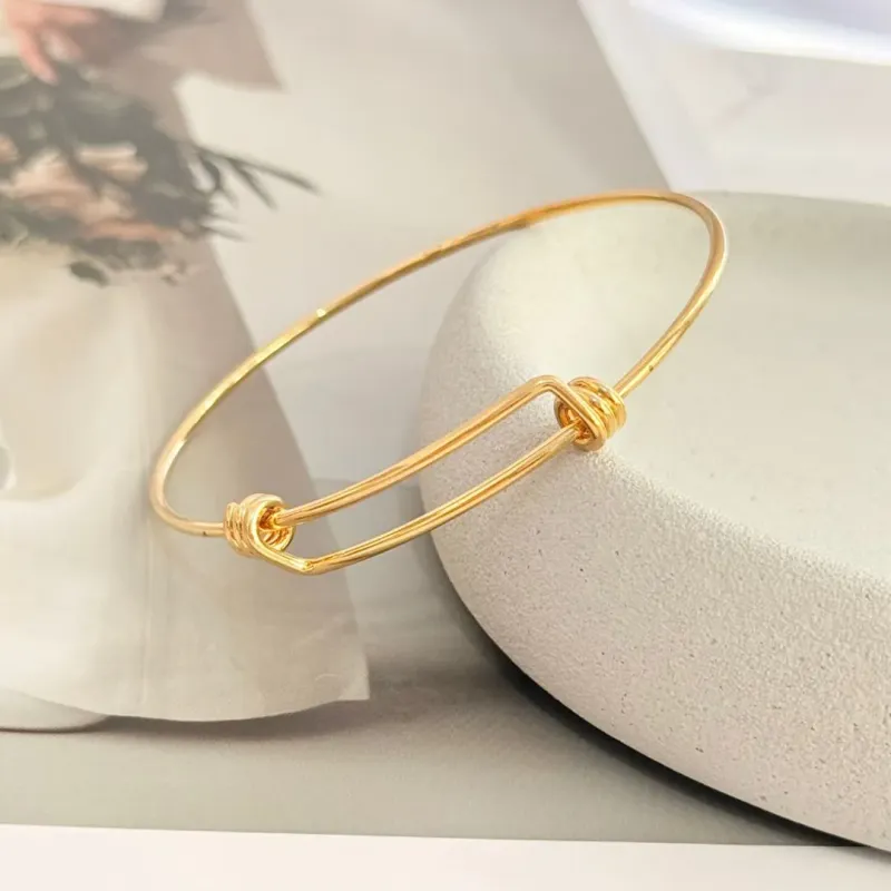 BRACELETE FIO TRABALHADO AJUSTÁVEL