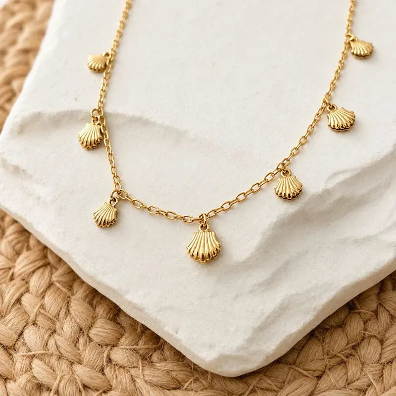 COLAR CHOKER CONCHAS