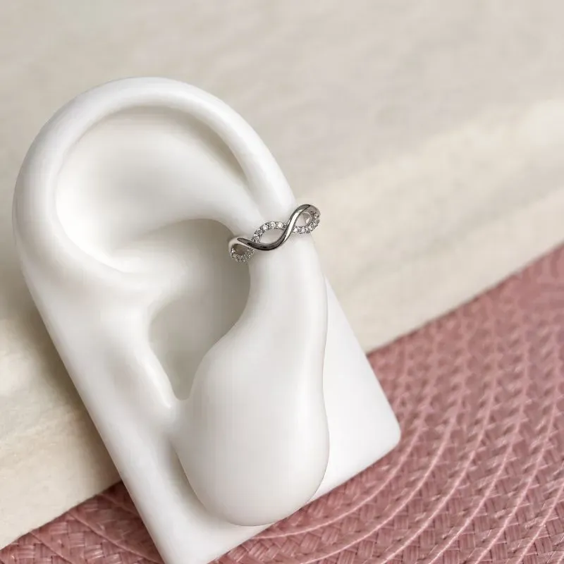 PIERCING FAKE DOIS FIOS LISO E MICRO E ZIRCONIA