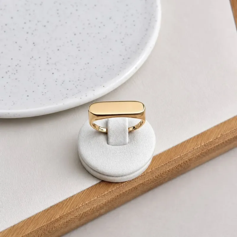 ANEL PLACA OVAL