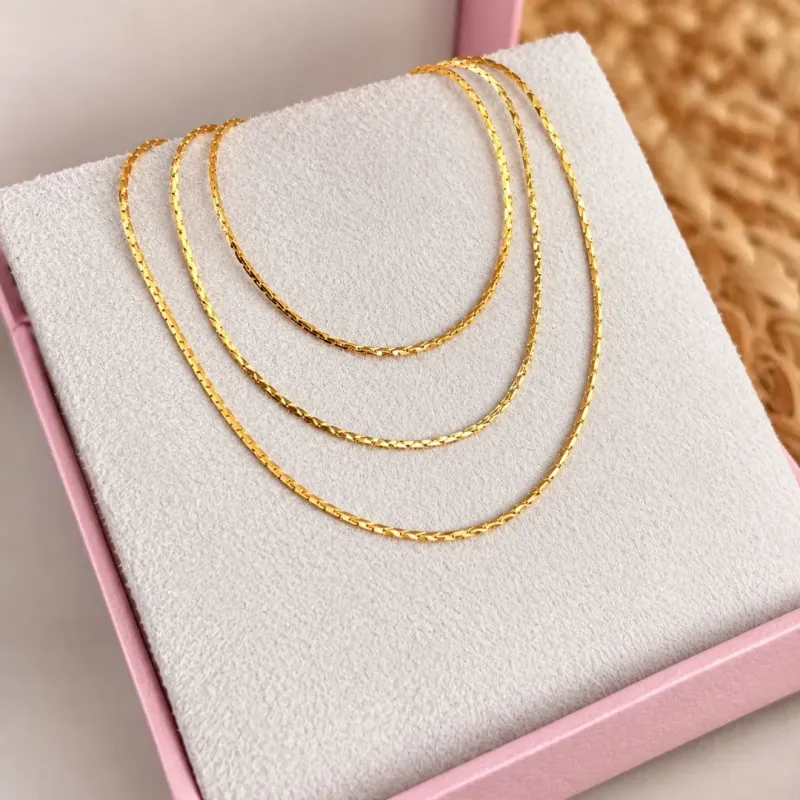 COLAR CHOKER 3 FIOS 40CM