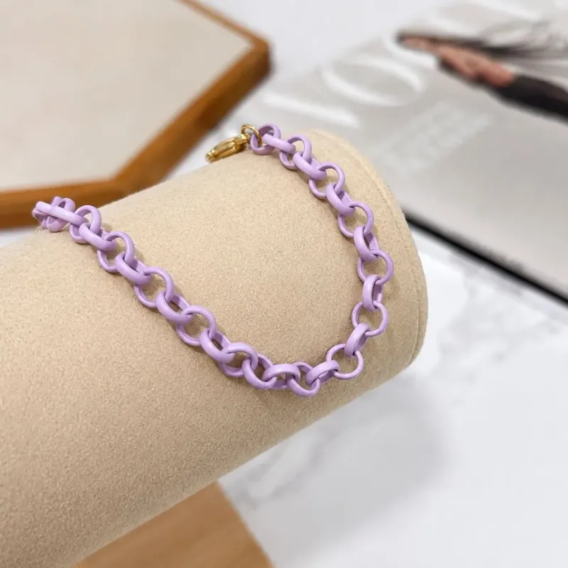 PULSEIRA COLORIDA ELOS LILÁS