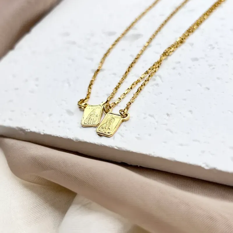 ESCAPULÁRIO CARTIER PLACA MINI NOSSASENHORA DO CARMO E JESUS CRISTO ESCAPULÁRIO CARTIER PLACA MINI NOSSASENHORA DO CARMO E JESUS CRISTO