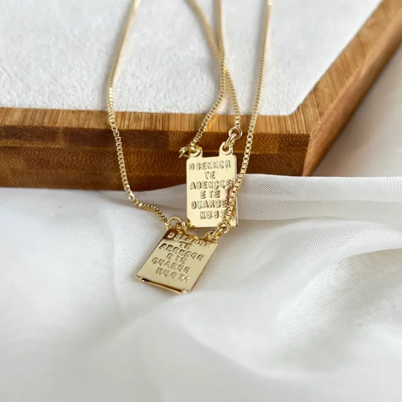 COLAR ESCAPULÁRIO COM DIZER -  COLAR ESCAPULÁRIO COM DIZER -