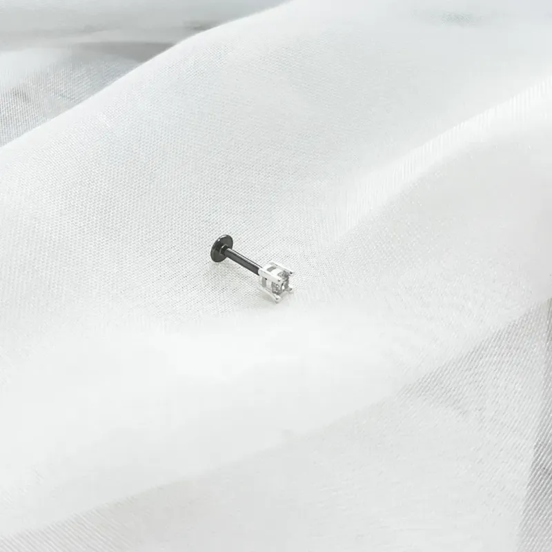 PIERCING PRATA925 COM BASE EM AÇO INOX PARA FURO PONTO DE LUZ 2MM PIERCING PRATA925 COM BASE EM AÇO INOX PARA FURO PONTO DE LUZ 2MM