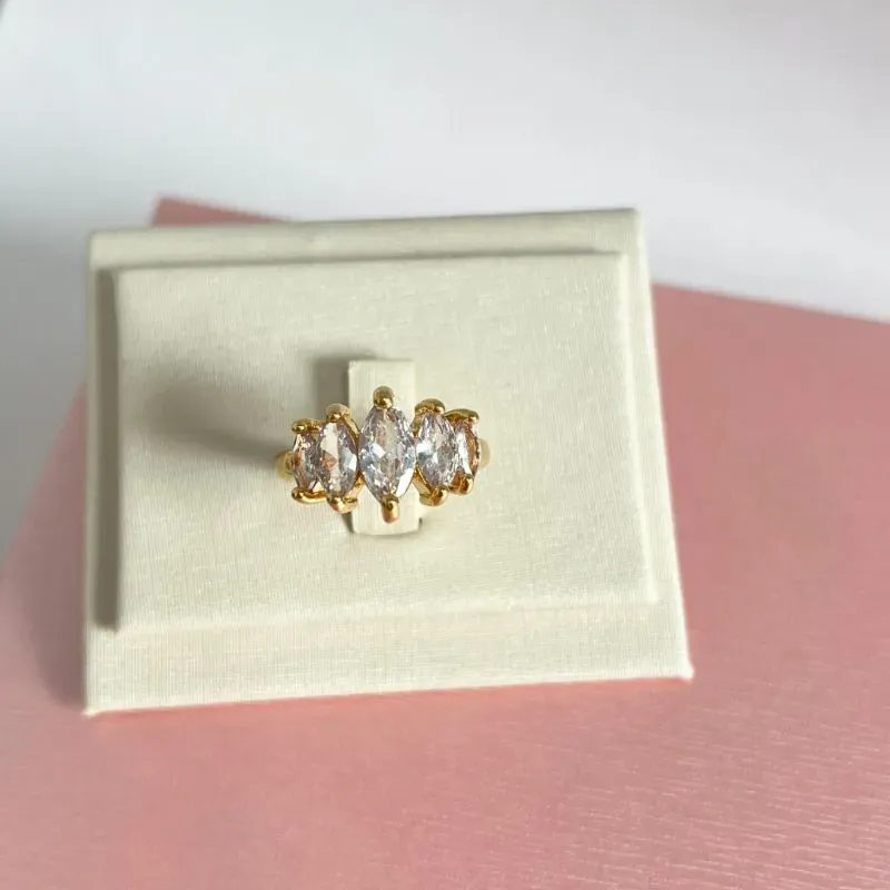 ANEL 5 NAVETES - CRISTAL ANEL 5 NAVETES - CRISTAL