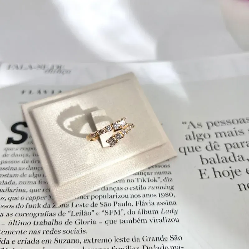 ANEL AJUSTÁVEL ZIRCONIAS ANEL AJUSTÁVEL ZIRCONIAS