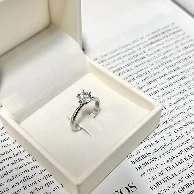 ANEL SOLITÁRIO PEDRA 6MM ANEL SOLITÁRIO PEDRA 6MM