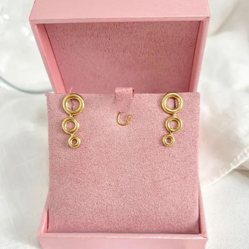 BRINCO EAR CUFF BOLINHAS VAZADAS BRINCO EAR CUFF BOLINHAS VAZADAS