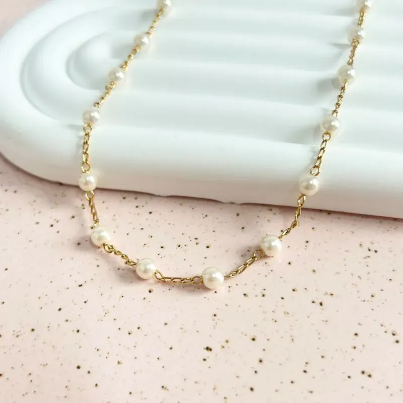 COLAR PÉROLAS 45CM COLAR PÉROLAS 45CM