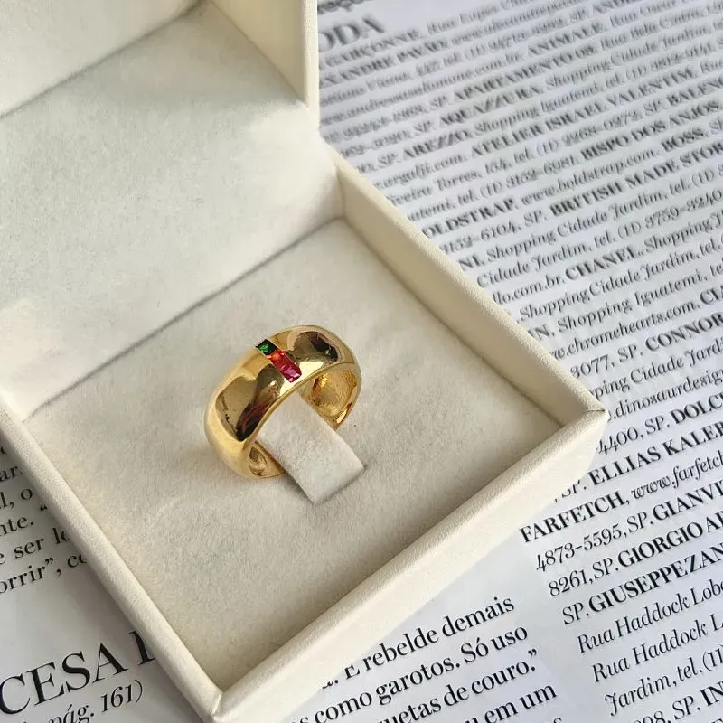 ANEL 3 PEDRAS COLORIDAS ANEL 3 PEDRAS COLORIDAS