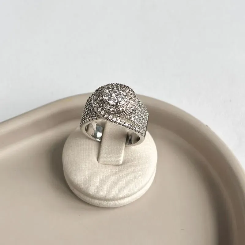 ANEL LARGO EM MICRO ZIRCONIAS ANEL LARGO EM MICRO ZIRCONIAS