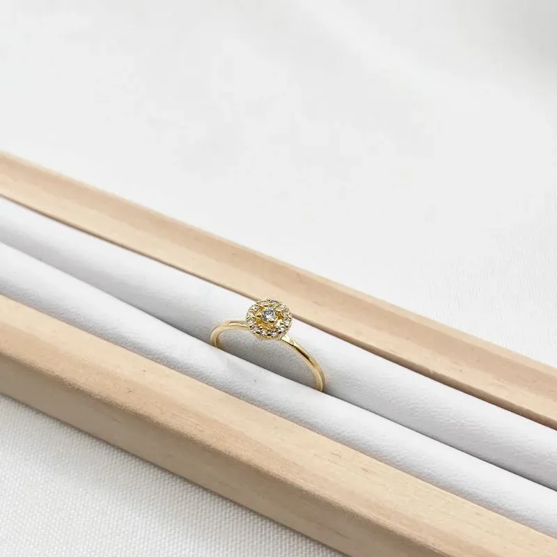 ANEL SOLITÁRIO FLOR ANEL SOLITÁRIO FLOR