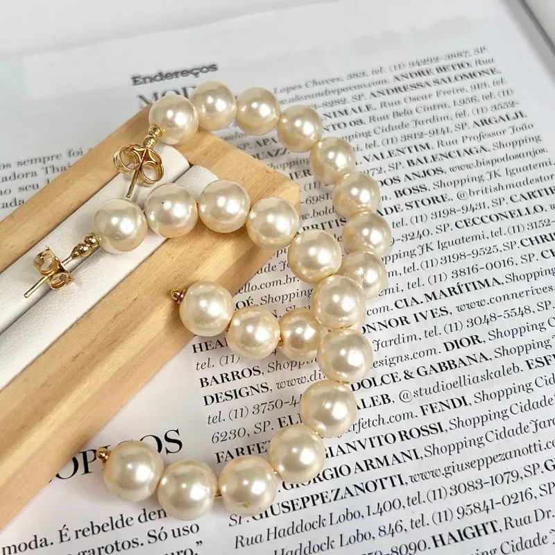 BRINCO ARGOLA PÉROLA  GRANDE BRINCO ARGOLA PÉROLA  GRANDE