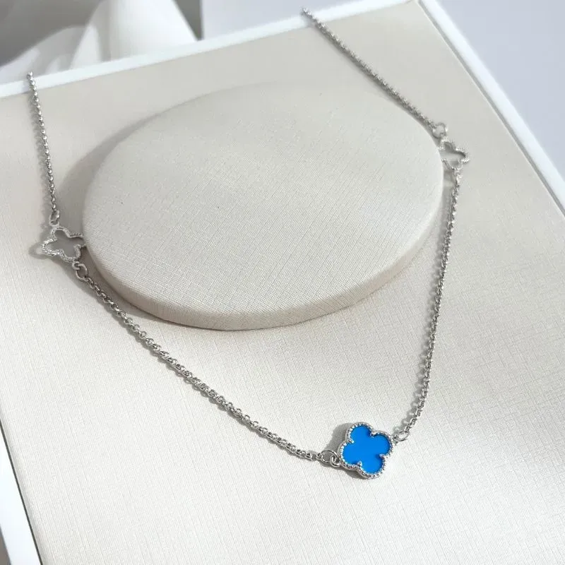 COLAR CHOKER 2 TRAVOS VAZADOS E 1 NANO TURQUESA 45CM COLAR CHOKER 2 TRAVOS VAZADOS E 1 NANO TURQUESA 45CM