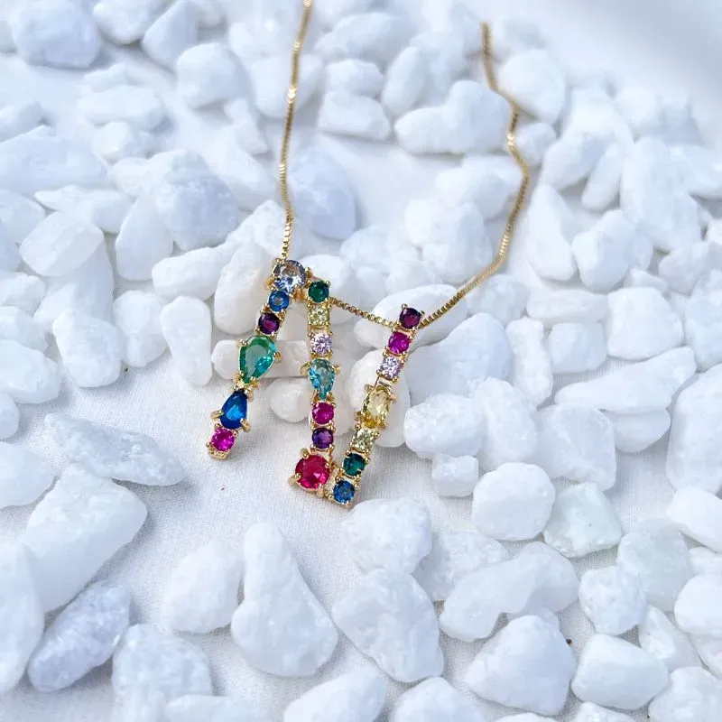 COLAR LETRAS COLORIDAS - N COLAR LETRAS COLORIDAS - N