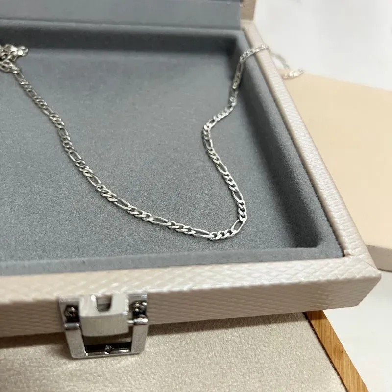 COLAR PRATA925 ELO 3X1 3,3MM FIO80 60CM COLAR PRATA925 ELO 3X1 3,3MM FIO80 60CM