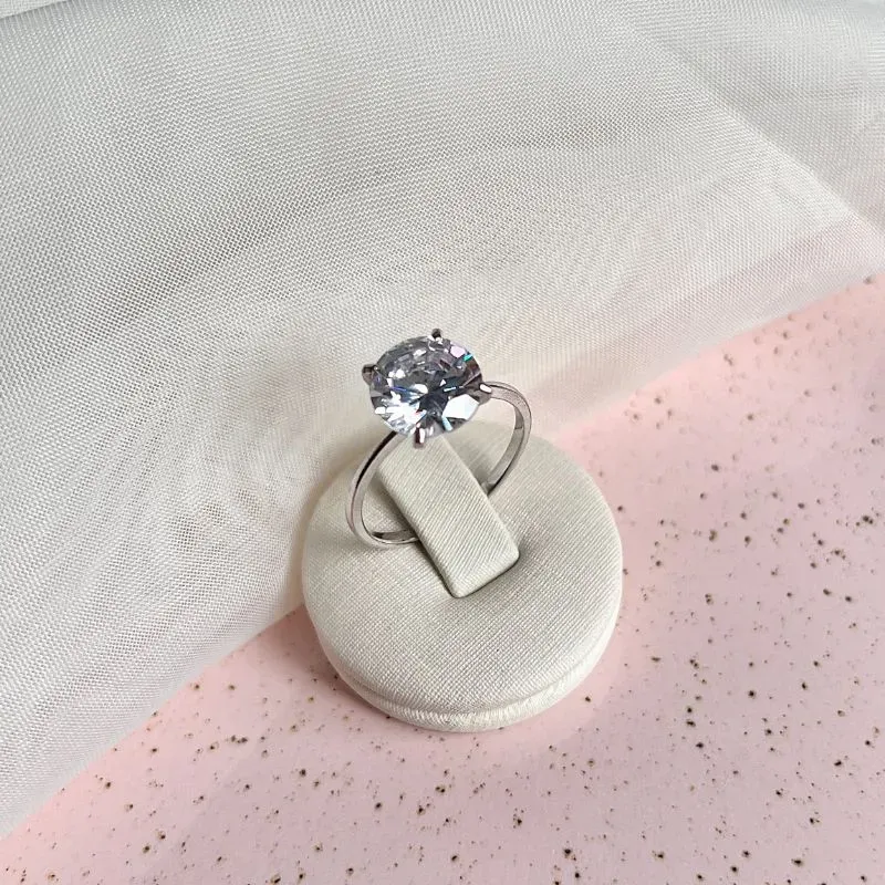 ANEL SOLITÁRIO PEDRA 10MM ANEL SOLITÁRIO PEDRA 10MM