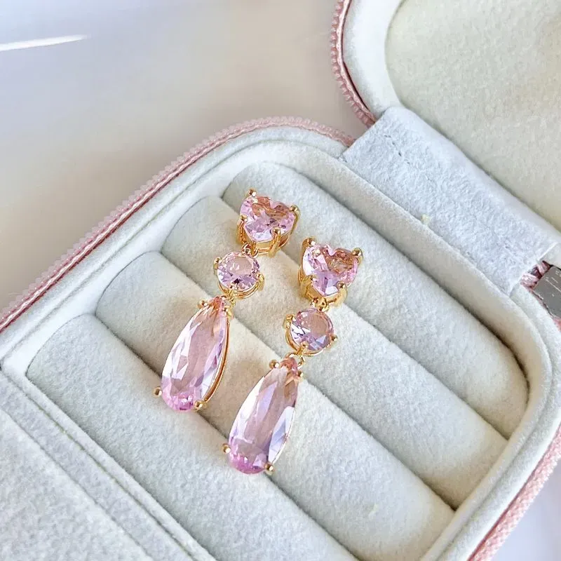 BRINCO PEDRARIA ROSA BRINCO PEDRARIA ROSA