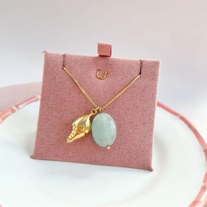 COLAR CONCHA E PEDRA NATURAL COLAR CONCHA E PEDRA NATURAL