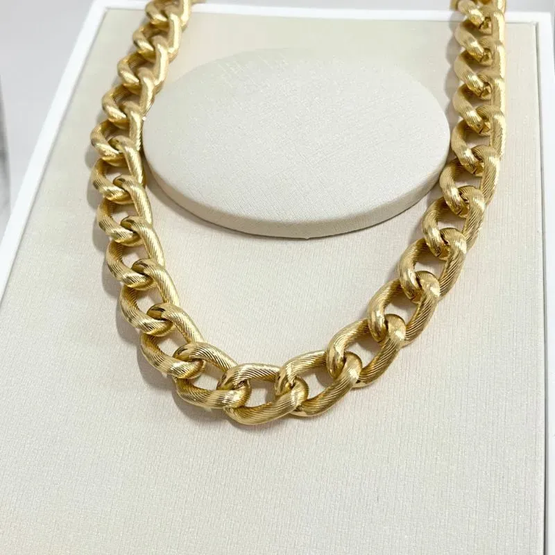 COLAR ELOS TRABALHADOS 50CM COLAR ELOS TRABALHADOS 50CM