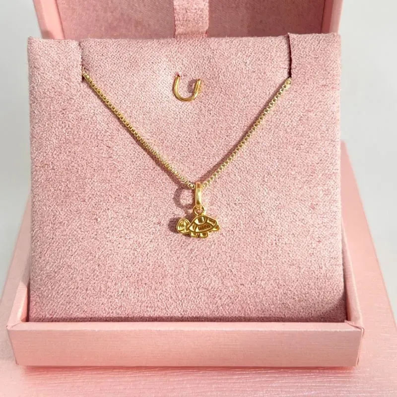 COLAR INFANTIL TARTARUGA COLAR INFANTIL TARTARUGA