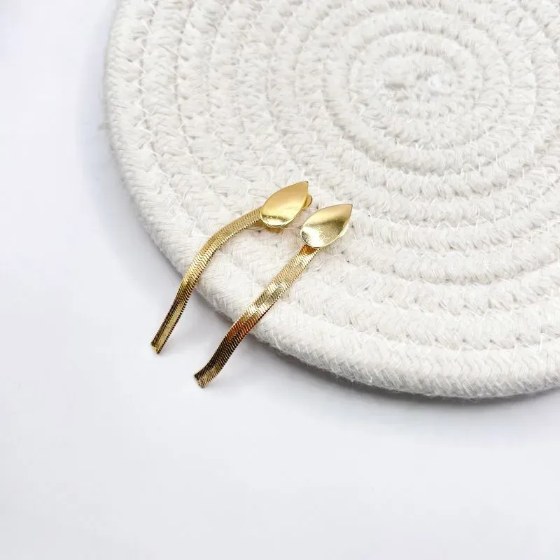 BRINCO EAR JACKET FITA ITALIANA E GOTA BRINCO EAR JACKET FITA ITALIANA E GOTA