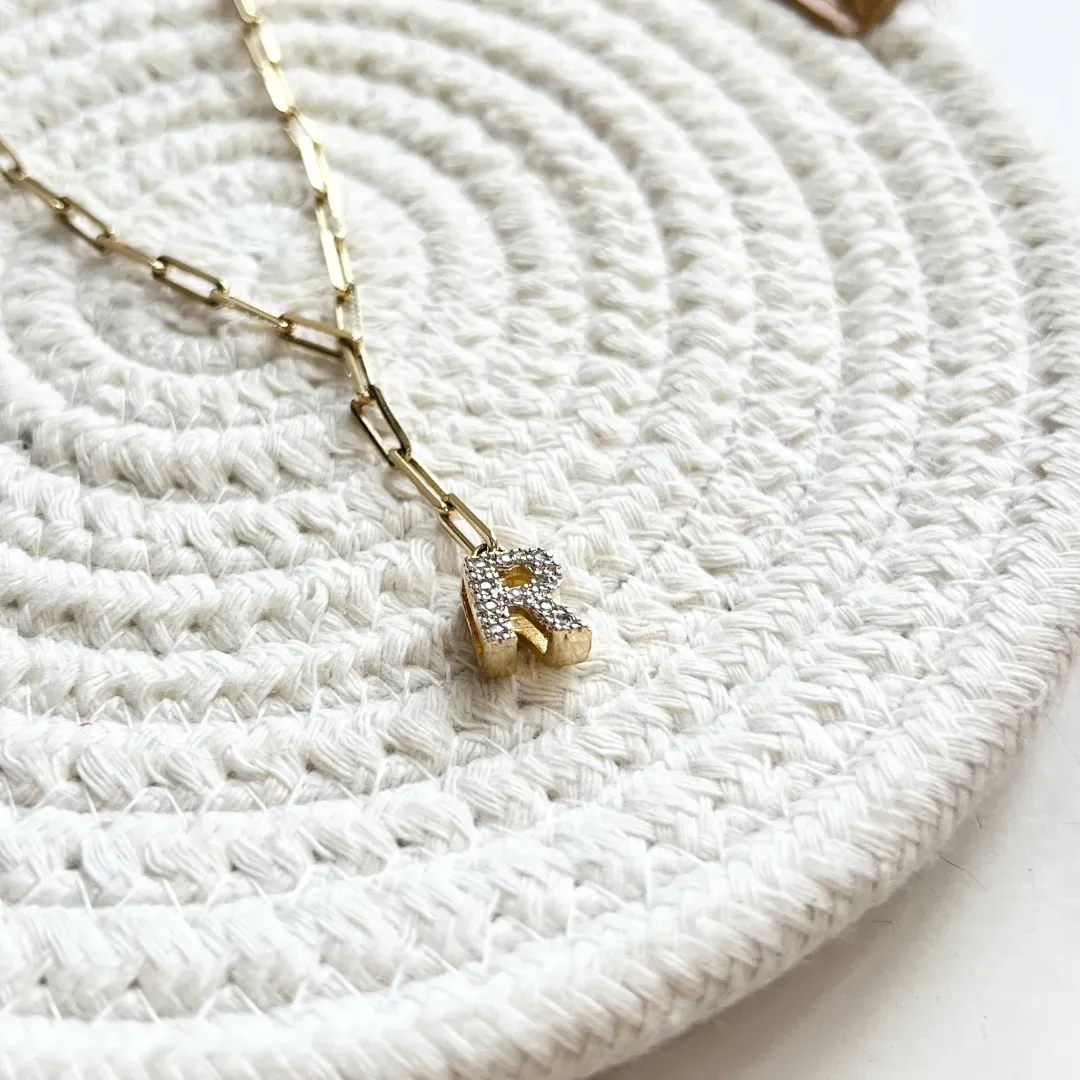 COLAR CARTIER GRAVATINHA COM LETRA - R