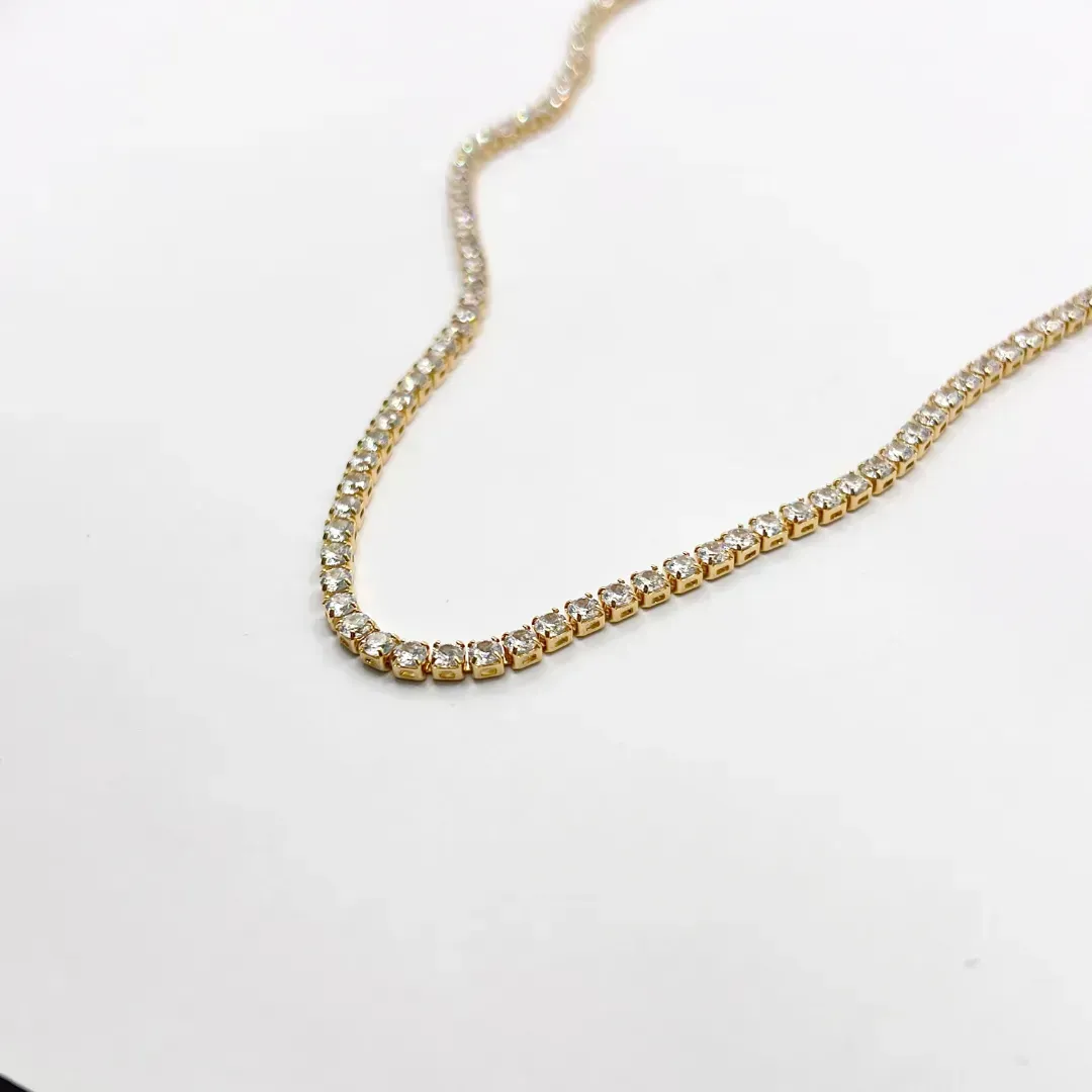 COLAR CHOKER RIVIERA 2,5MM 30CM + 10CM EXTENSOR