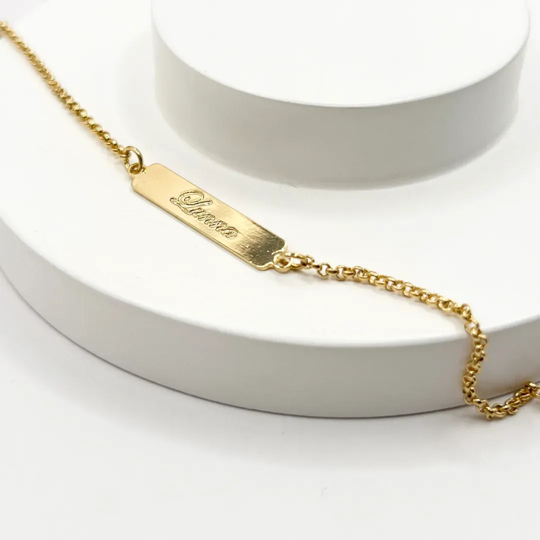 PULSEIRA INFANTIL SIMPLES PERSONALIZADA - LUNNA