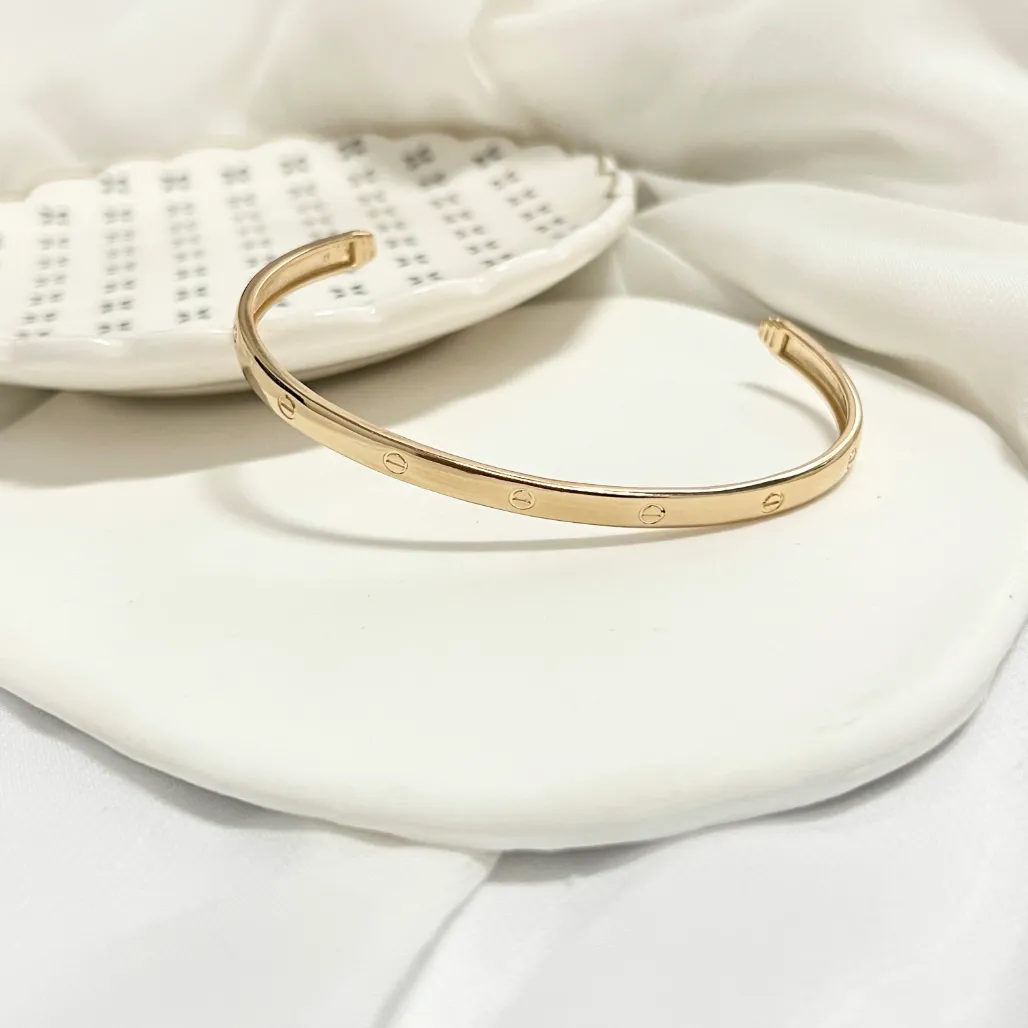 BRACELETE ABERTO INSPIRAÇÃO CARTIER