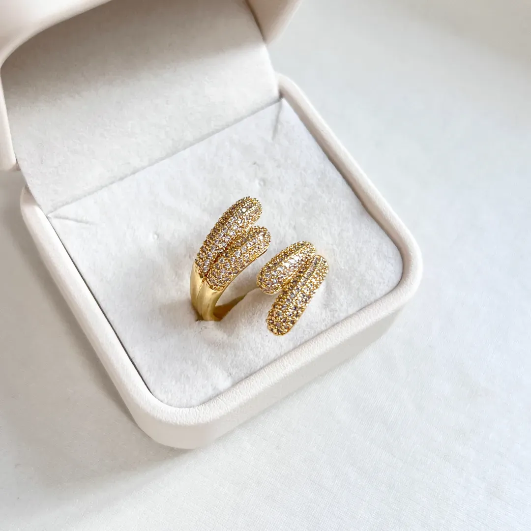 ANEL AJUSTÁVEL CRAVEJADO MICRO ZIRCONIA