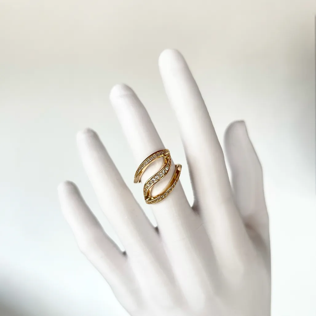 ANEL ZIG ZAG COM MICRO ZIRCONIAS