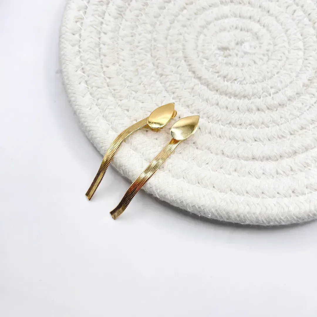 BRINCO EAR JACKET FITA ITALIANA E GOTA
