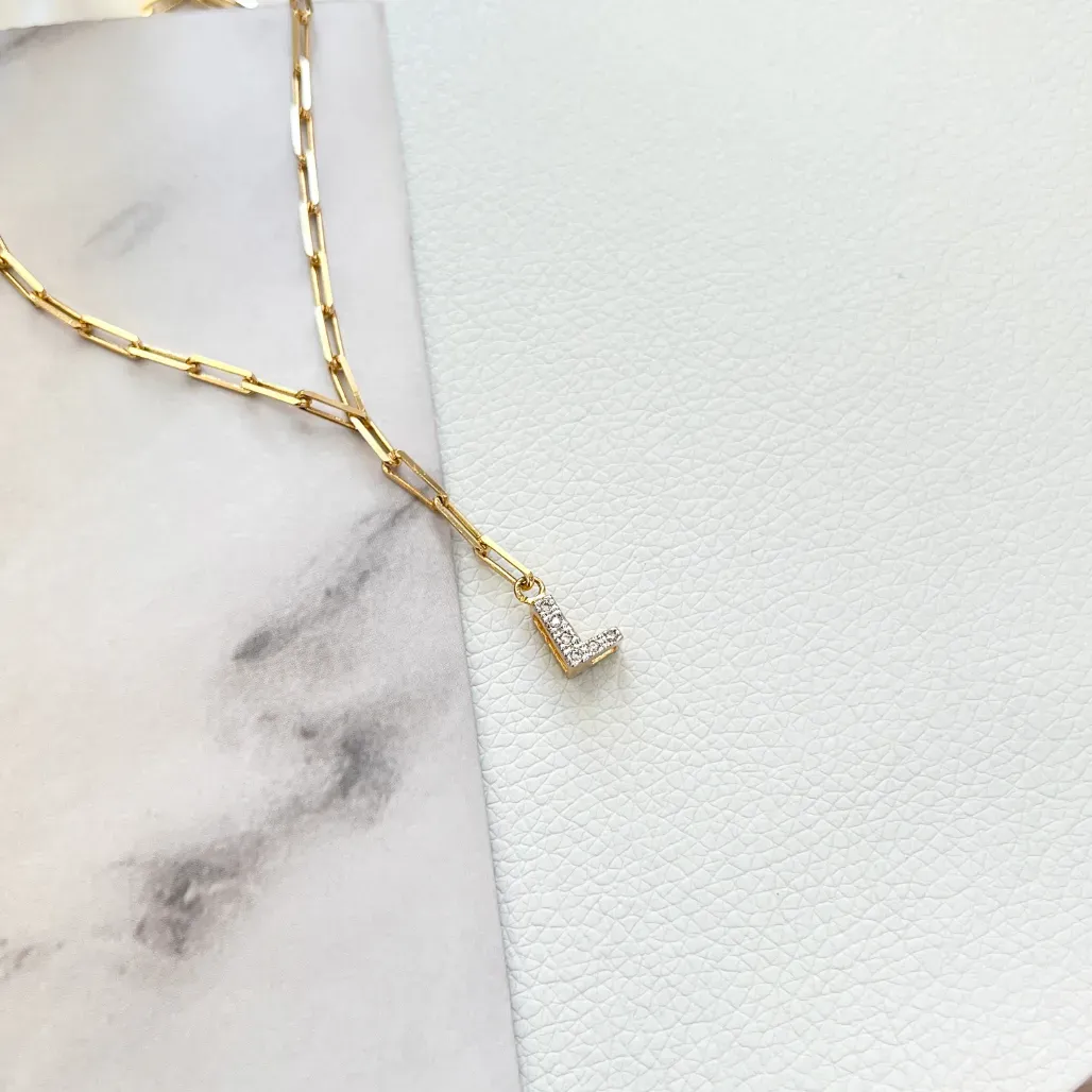COLAR CARTIER GRAVATA COM LETRA - L