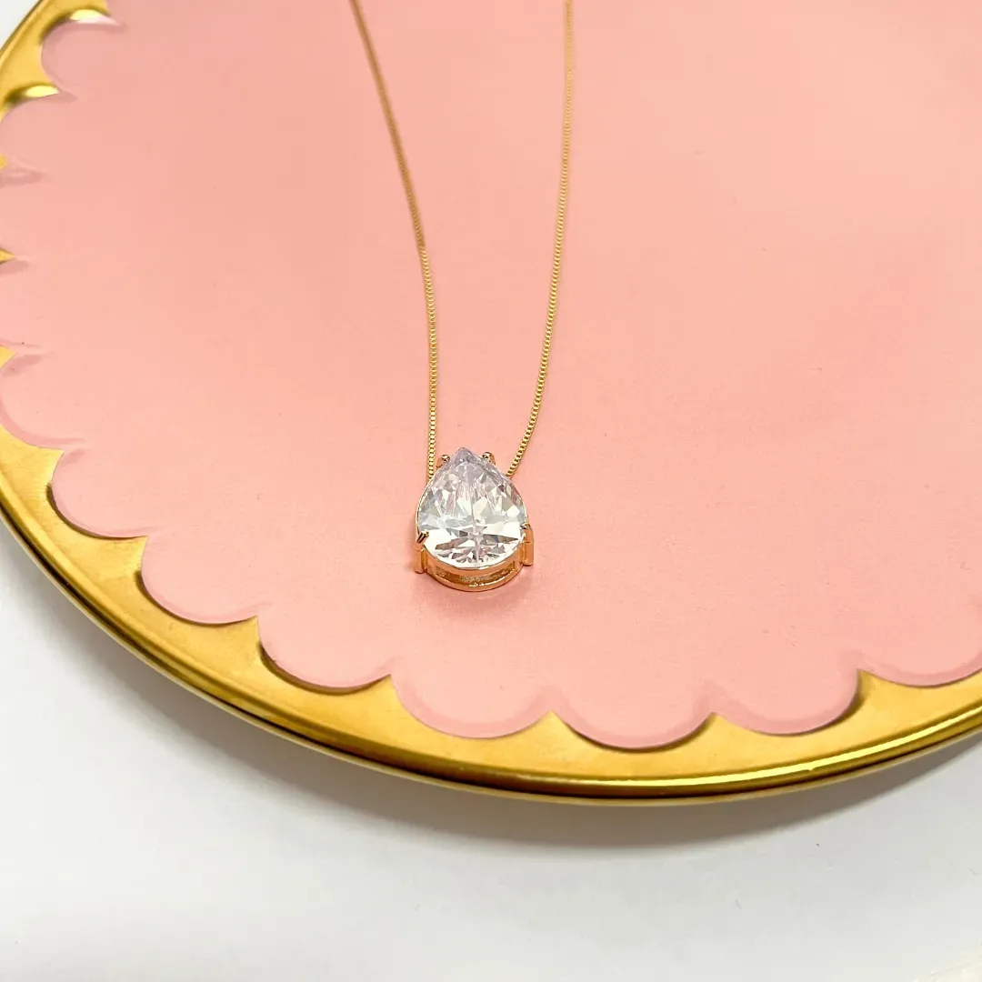COLAR GOTA CRISTAL