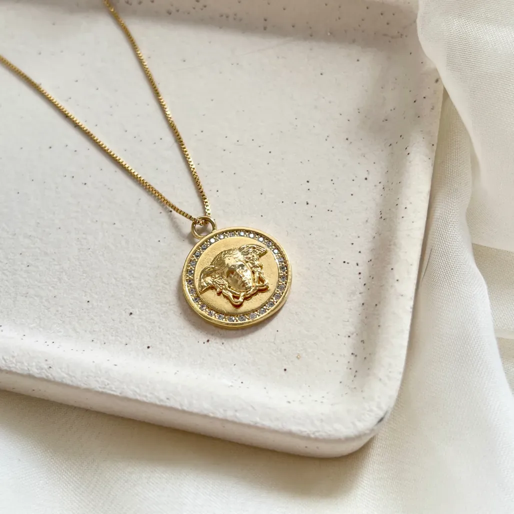 COLAR MEDALHA VERSACE