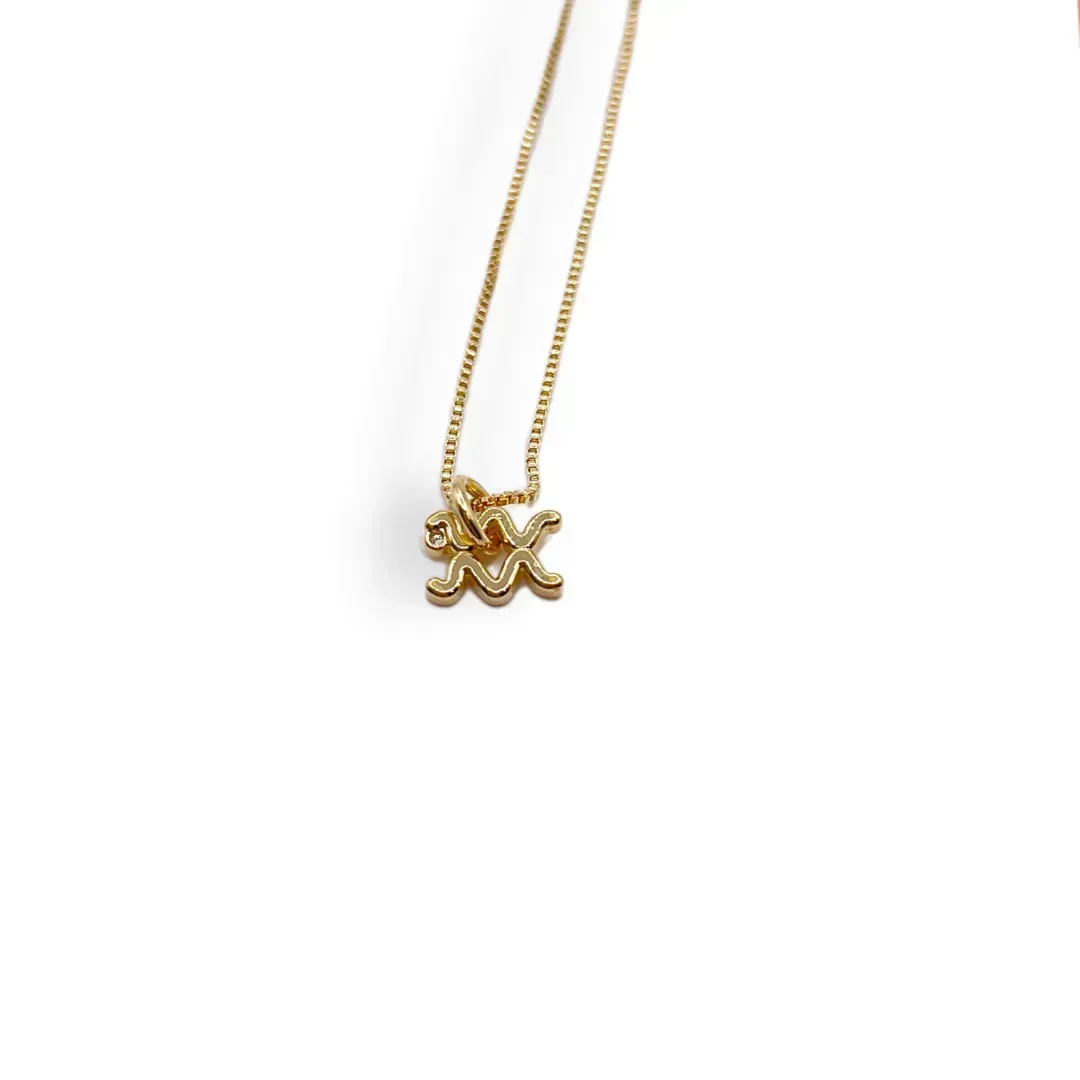 COLAR MINI SIGNO AQUÁRIO
